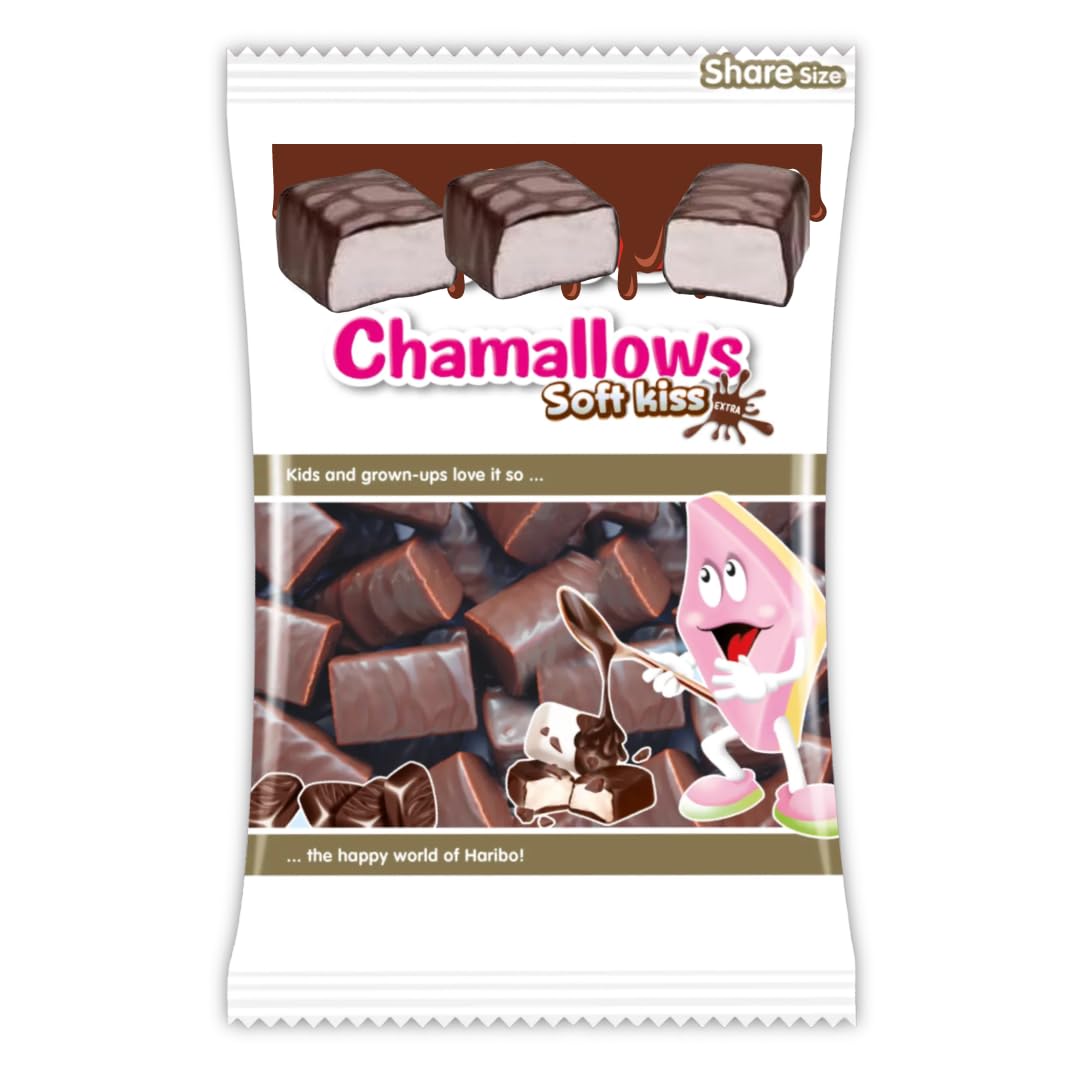 Amazon | ハリ ボー チョコマシュマロ ソフトキス ベルギー限定 白