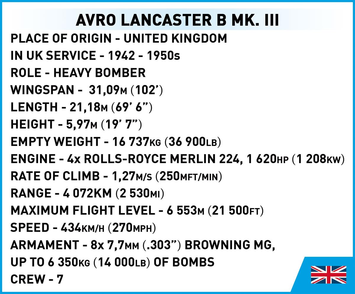 COBI Avro Lancaster B.III