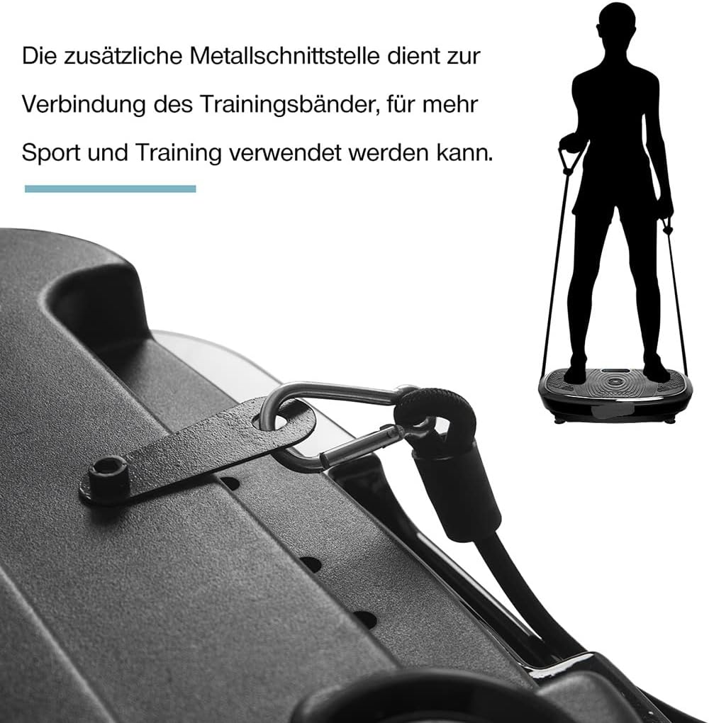Whole Body Vibration Exercise Platform – at-Home, Vibrating Step Workout Machine – Gym Equipment – Workout Enhancer for Fitness and Sculpting