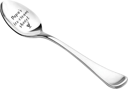 Miniatura 6 de Regalo para el día del padre, pala de helado de papá, cuchara grabada para papá, regalo de cumpleaños, aniversario, Navidad para papá, relleno de