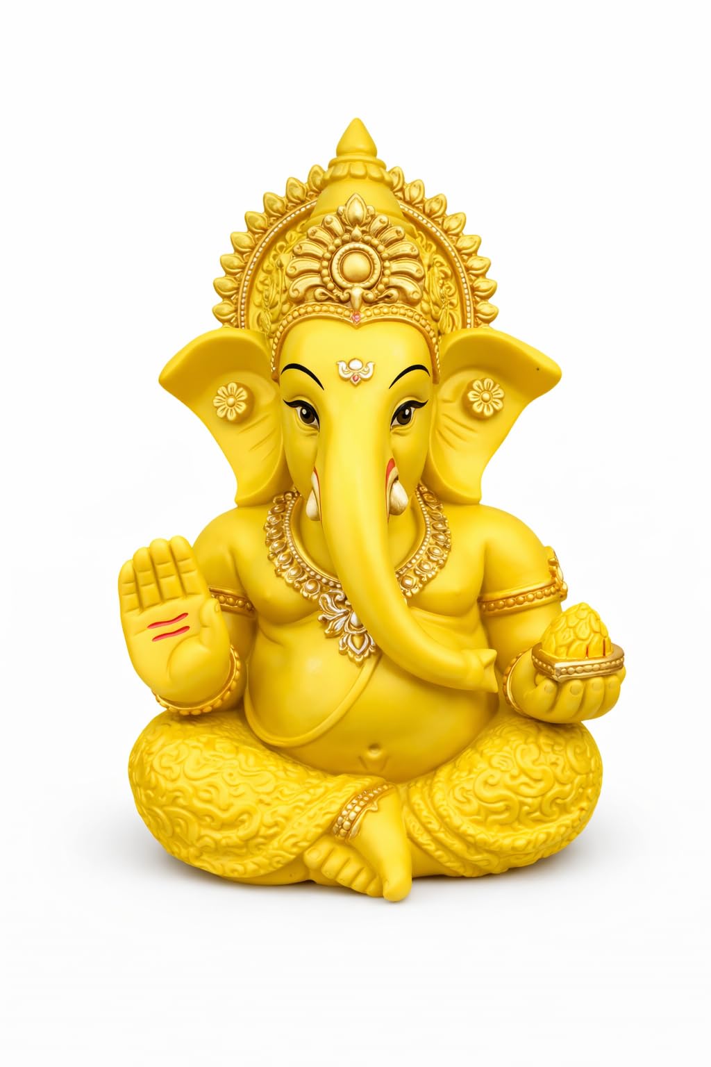 NexusShip Ganesh Idol for Home & Pooja | Lord Ganesha Statue for Mandir, Office & Décor | Ganpati Murti for Car Dashboard & Gift (Polyresin)