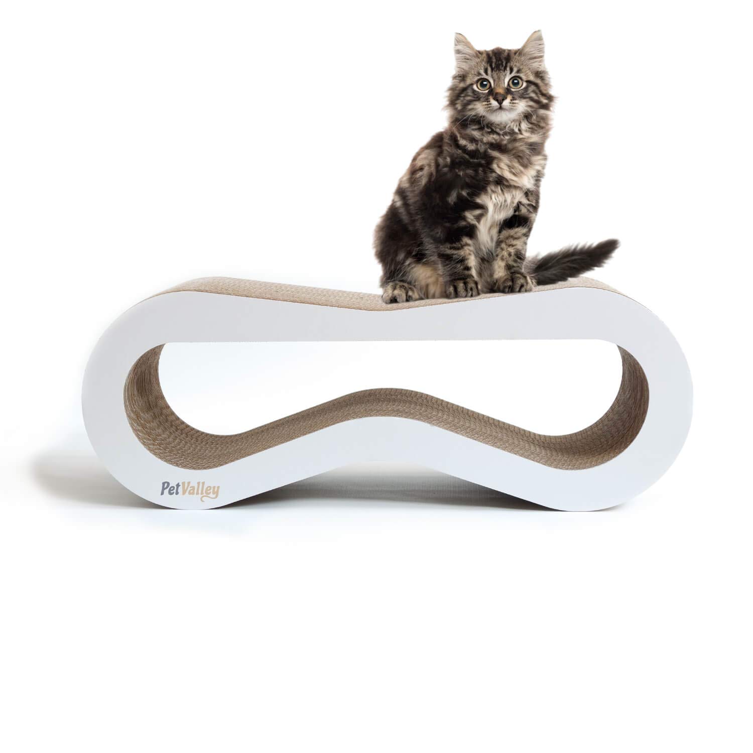 Rascador para gatos, kit de caseta + rascador, producto de diseño de cartón ondulado, fabricado en Italia, ideal como caseta, gimnasio y escalador. 100% reciclable