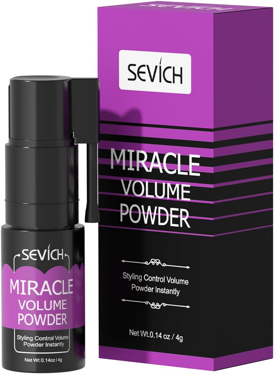 SEVICH Hair Styling Powder For Men & Women | Hair Powder For Instant Volume & Texture | No Greasy Residue | 360° Spray Design 0.14oz/4g