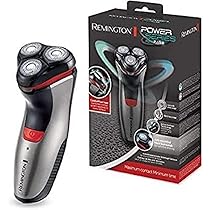 Remington Rasoio elettrico Barba – Utilizzo su asciutto e bagnato – Rifinitore di precisione, batteria al litio, Rasoio a testine rotanti Aqua Plus PR1350