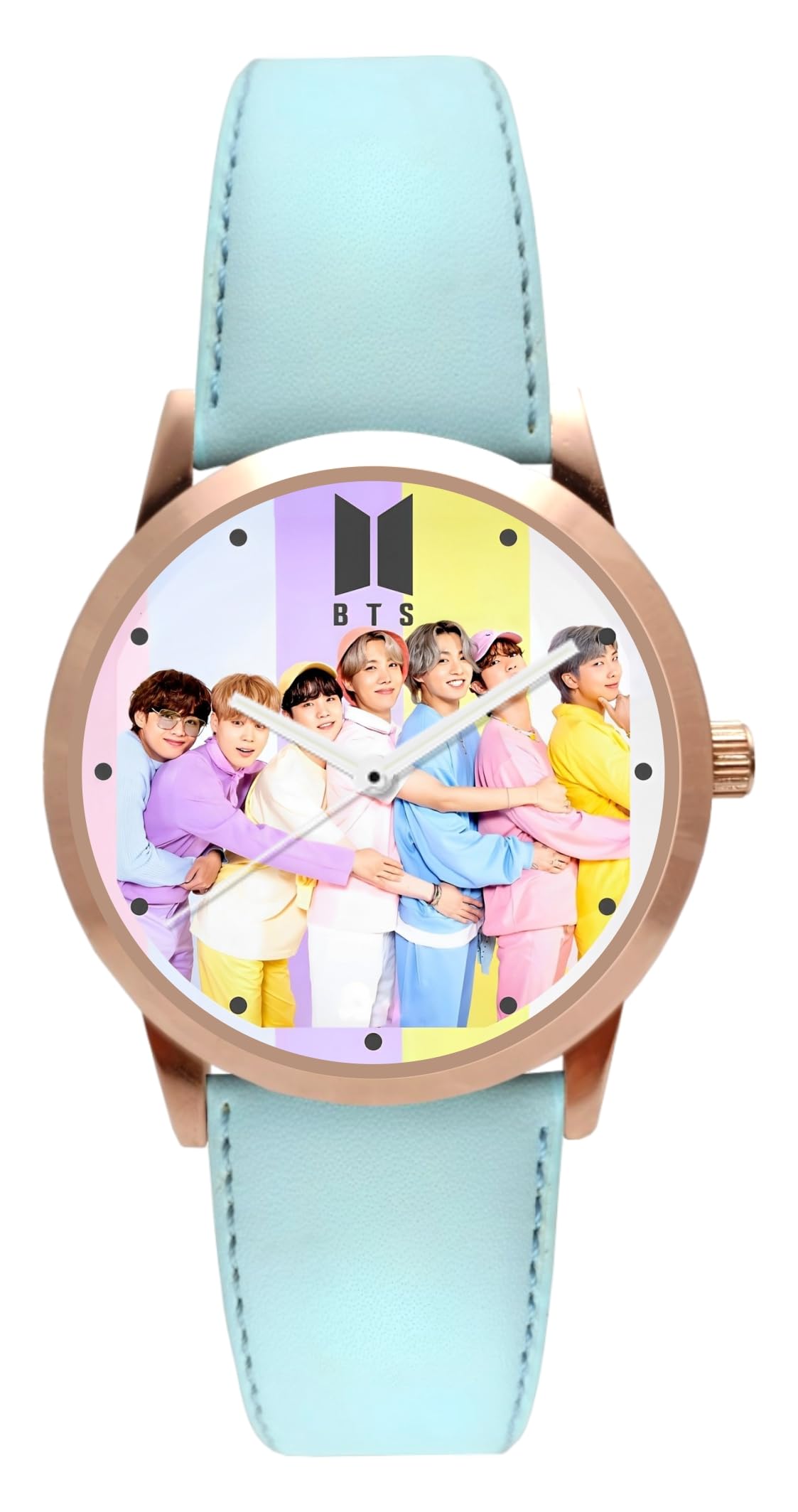 Classy BTS 031 Sky Blue Strap Rosegold Watch | Girls | Premium Rosegold Watch (B0BVHXR9HD) Amazon Price History, Amazon Price Tracker