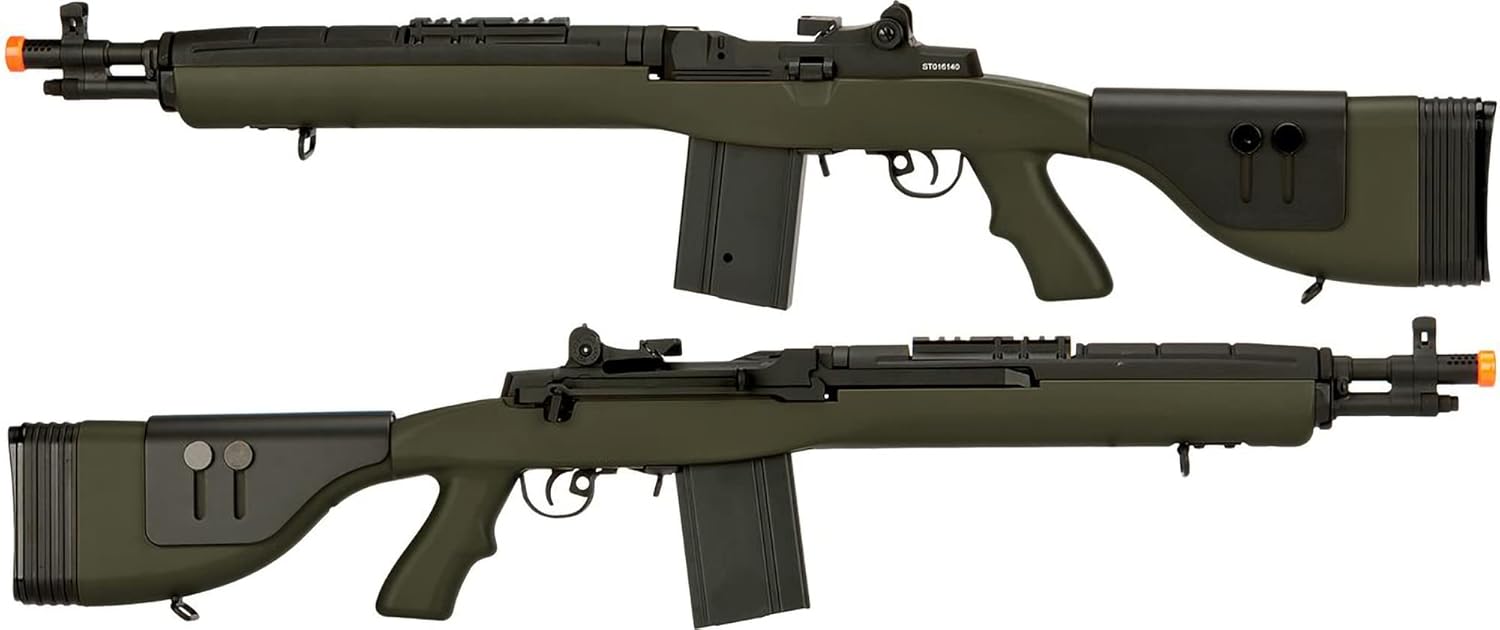 Evike Airsoft - CYMA Sport SOCOM 16 Airsoft M14 Full Size AEG Airsoft (Package: OD Green/DMR/Gun Only)