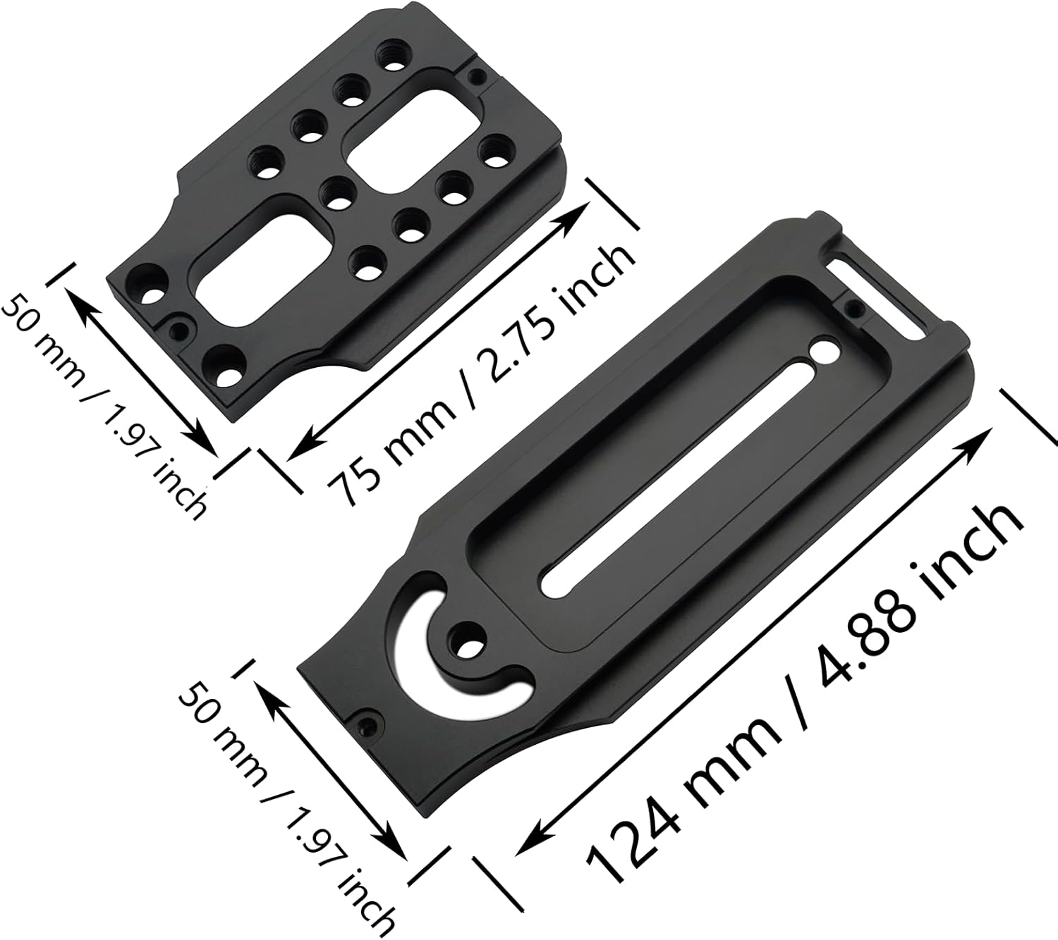 DSLR Camera L Bracket Quick Release Plate Vertical Horizontal Switching L Tripod Quick Release Plate Suitable for Most Cameras or DSLR Cameras - Image 4
