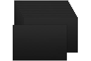 100 Pack Black Notecards & Stationery Cardstock 5x7, 80lb Cardstock Paper Blank Index Cards