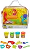 Play-Doh Starter Set, 9 Accessories, 4 Cans with Blue, Green, Red, and Yellow Modeling Compound & Travel Bag, Preschool Toys for Boys and Girls 3 Year Old