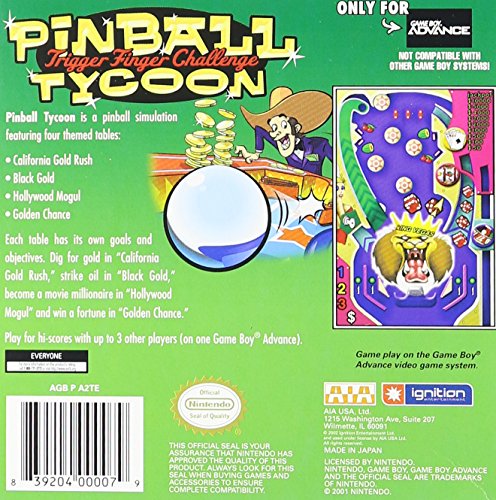 Pinball Tycoon [video game]