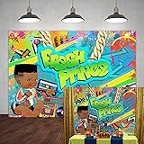 5×3ft Fresh Prince Hip Pop Photo Backdrop Graffiti Vintage Disco Throwback Background for Baby...