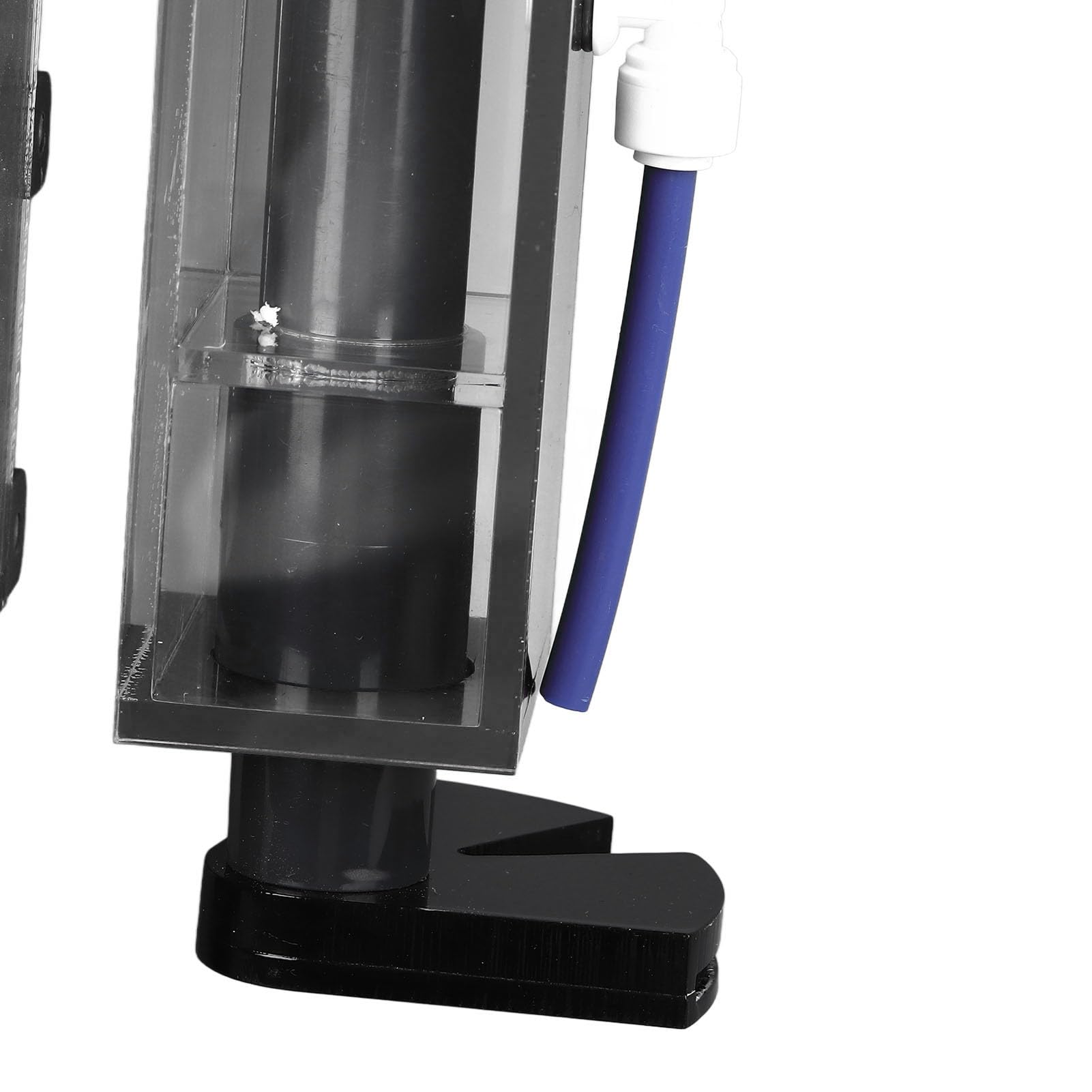 HEEPDD Scatola di Troppopieno in Acrilico per Acquario, Filtro per Vasca Montato a Parete, Migliora la Circolazione dell'acqua per Acquari d'acqua Dolce e Salata (BLACK)