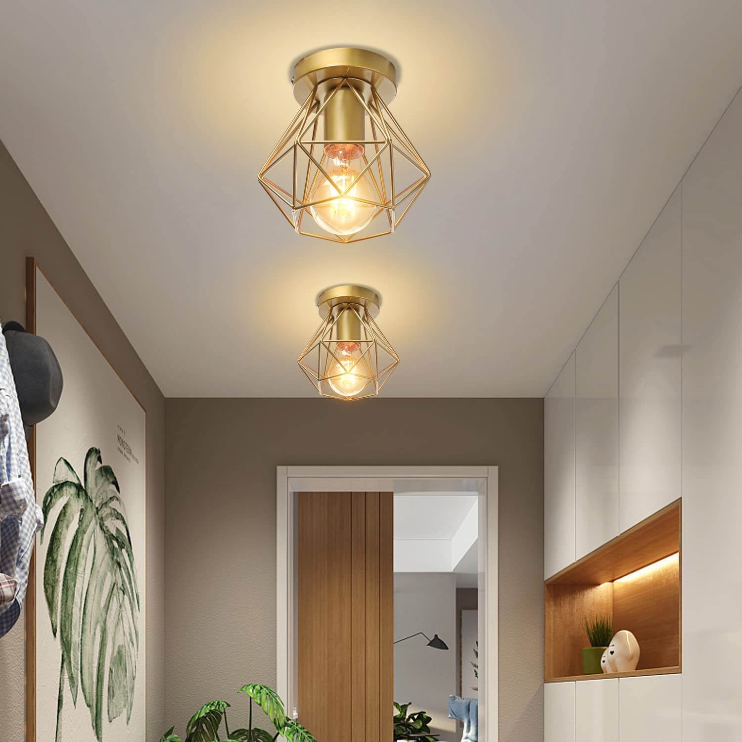 3PCS Lampadari a Sospensione Moderna Vintage 16CM Lampadari a Sospensione in Metallo Ferro, Lampadari per Interni Bianca Retrò Minimalista | Leroy Merlin
