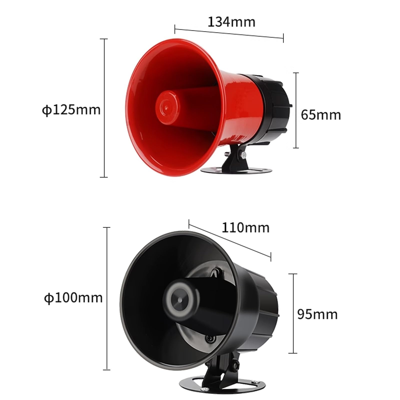 Sirene Alarme 120 DB, Alarme d'urgence Étanche, for Sécurité Intérieure et Extérieure, Équipement Sirene Périphérique