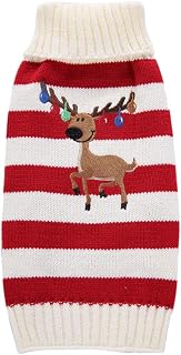 Balacoo - Suéter navideño para Cachorro, diseño de Reno, Color Rojo