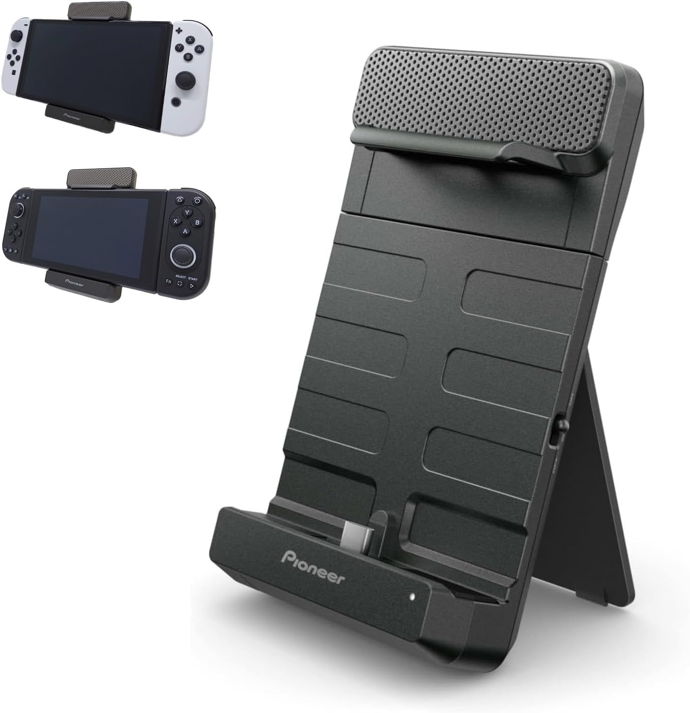 Pioneer Gaming Speaker for Switch / PIMAX -Black, Speaker Sound TECTOR USB Type-C Portable Lightweight Surround Stand for Switch / PIMAX. Charging Port for Switch / PIMAX TQ-PG300K
