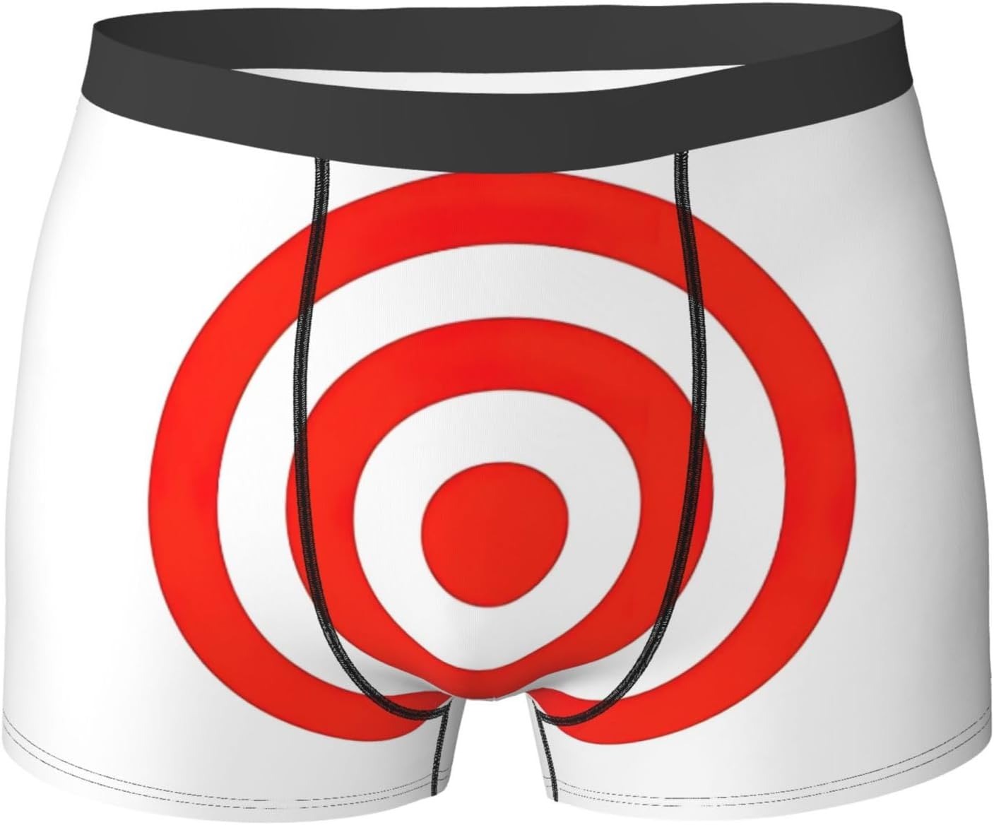 design target print Funny men's Boxer Briefs Stretch Boxer Briefs Breathable Briefs for Sports