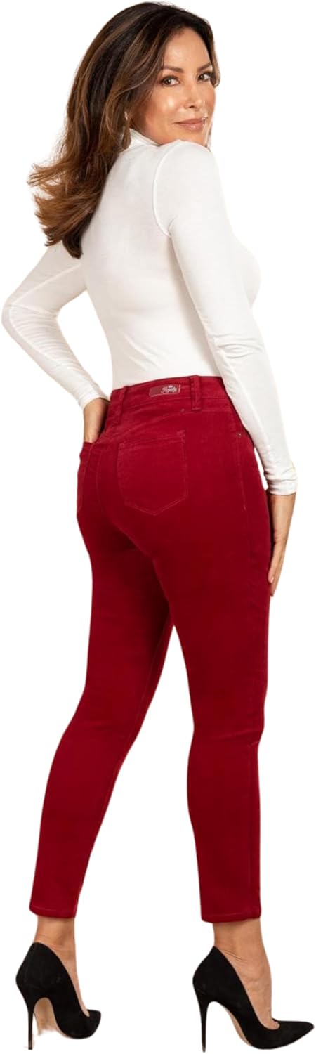 Royalty for Me Womens Women's Petite Corduroy Pants - Image 4