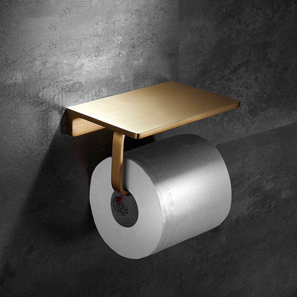 Toilettenpapierhalter Aus Messing Nordic Feste Toiletten Tray Für Badezimmer Schlafzimmer Gold Aufgetragener,Lightandthin*freepunching