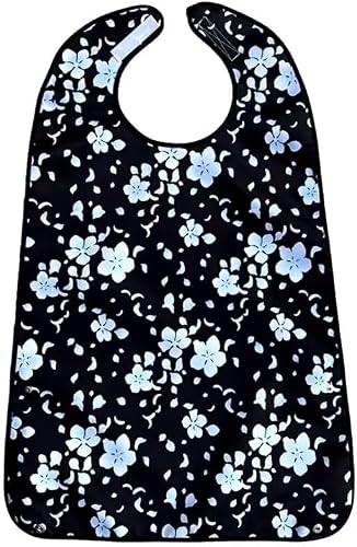 Adult Bibs - 7-Pack Washable Garment Covers with Debris Collection Bag Reusable 