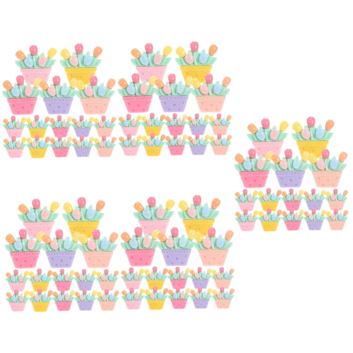LALAFINA 100pezzi Chiodi Decorativi Forma Di Fiore Per Bacheca Push Pin Multifunzionali Per Ufficio e Casa Accessori Per Scrivania Per Mappe e Foto
