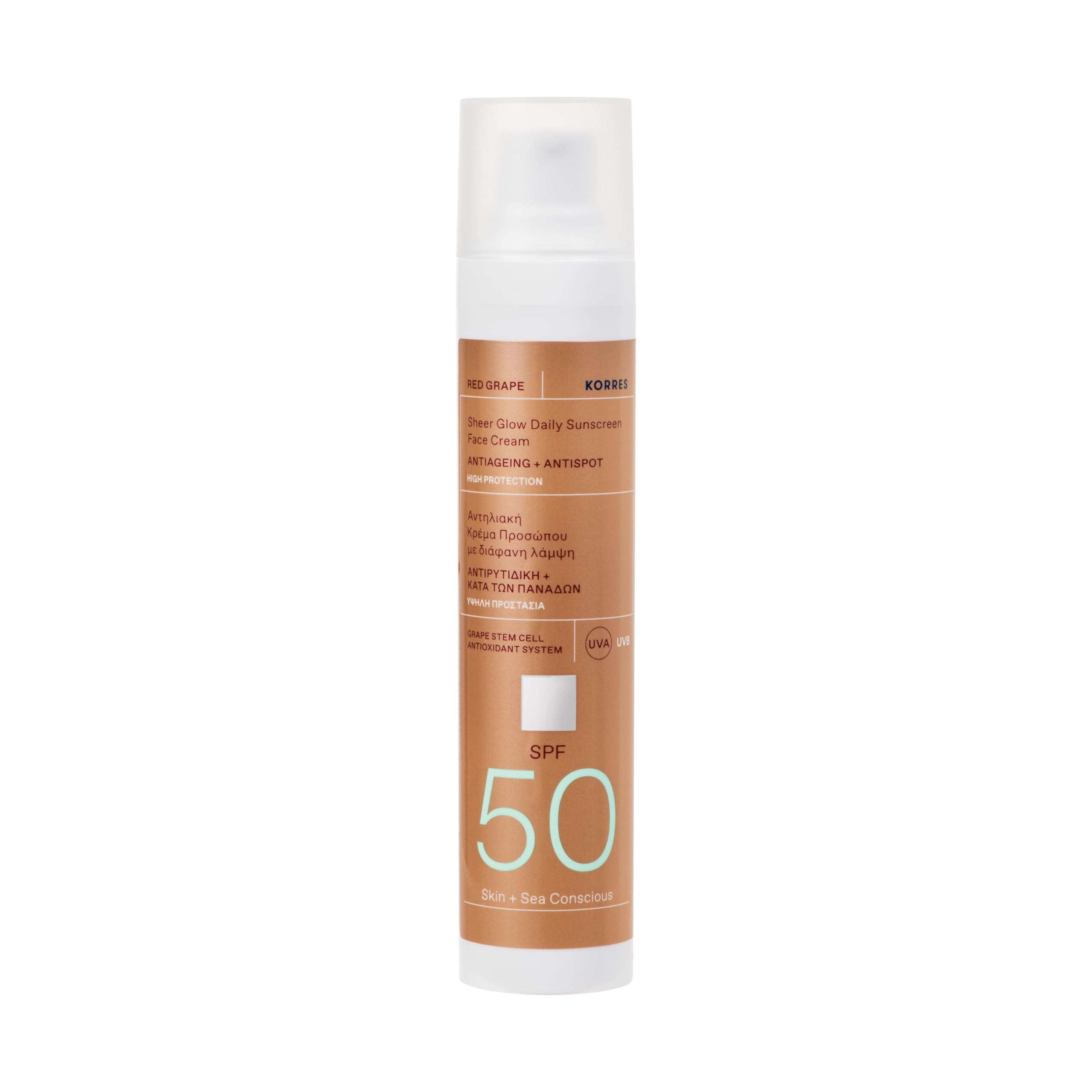 Korres Red/Cream Grape Sunscreen 50 Ml - 50 Ml