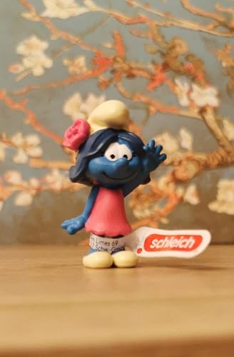 Schleich 20828 La Schtroumpfette à La Fleur – Figurine Adorable Et Ultra Détaillée !