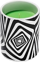 Vista 2 de Vela perfumada de cerámica que cambia de color lento, 12 oz - Vibin' Green
