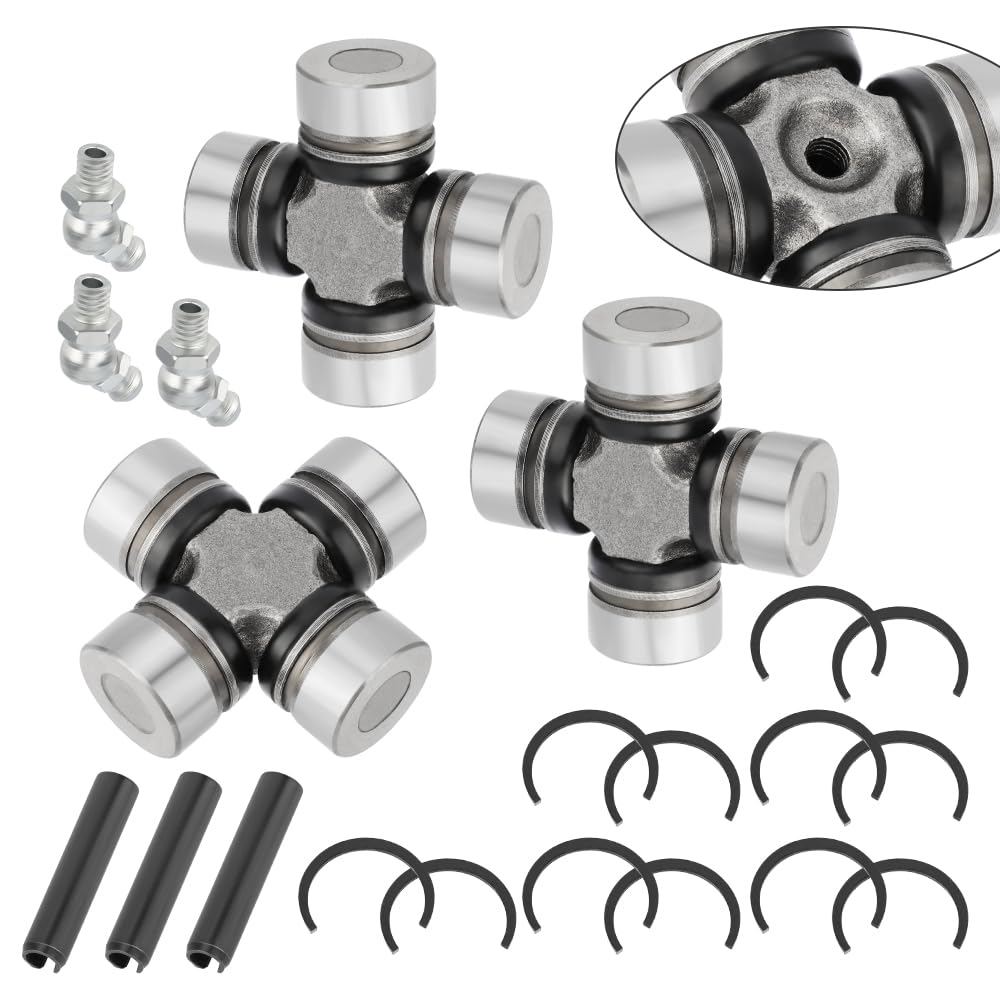 Juego de 3 crucetas eje de transmisión delantero y trasero para Polaris RZR 1000 900 800-4 Turbo RS1 Ranger Crew 1000 900 800 570 500 Diesel