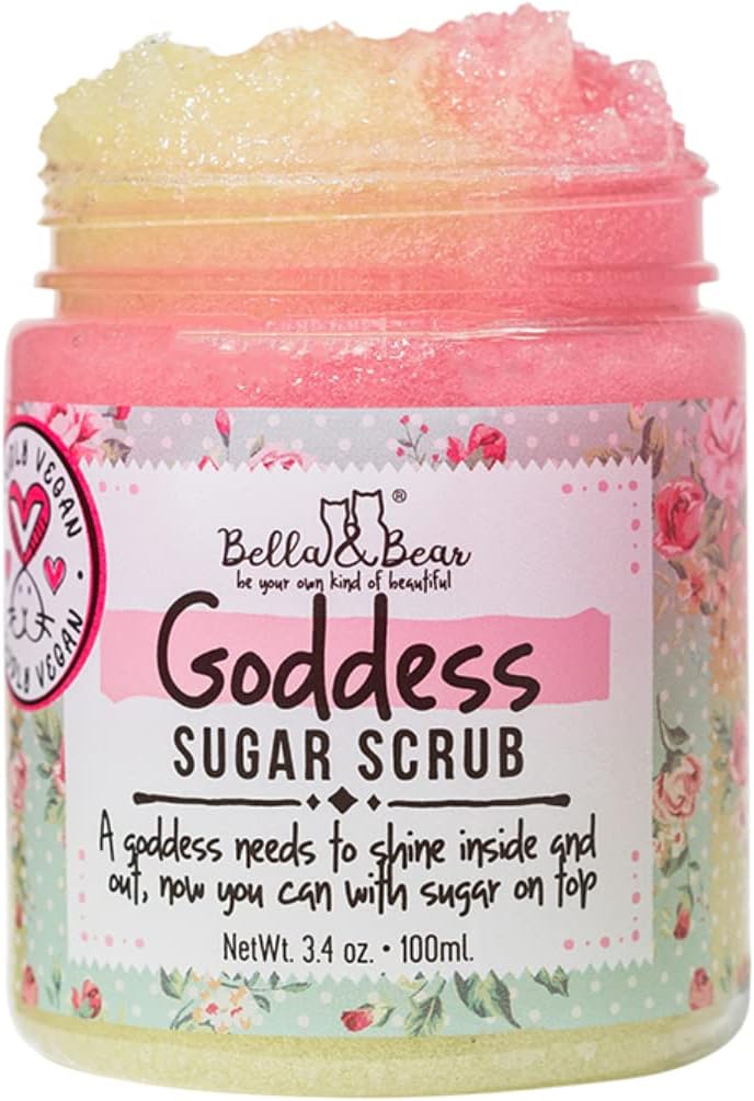 & Goddess Sugar Scrub - Travel Size - Vegan 3.4oz (Travel Size)