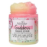 Vista 1 de Bella & Bear Goddess Sugar Scrub - Tamaño de viaje, vegano, 3.4 onzas (tamaño de viaje)