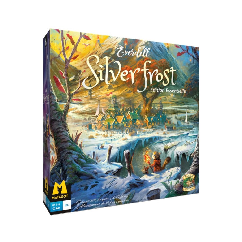 Everdell Silverfrost – Edizione Essenziale | Gioco di Posizionamento di Lavoratori & Costruzione di Città | Universo Everdell Invernale
