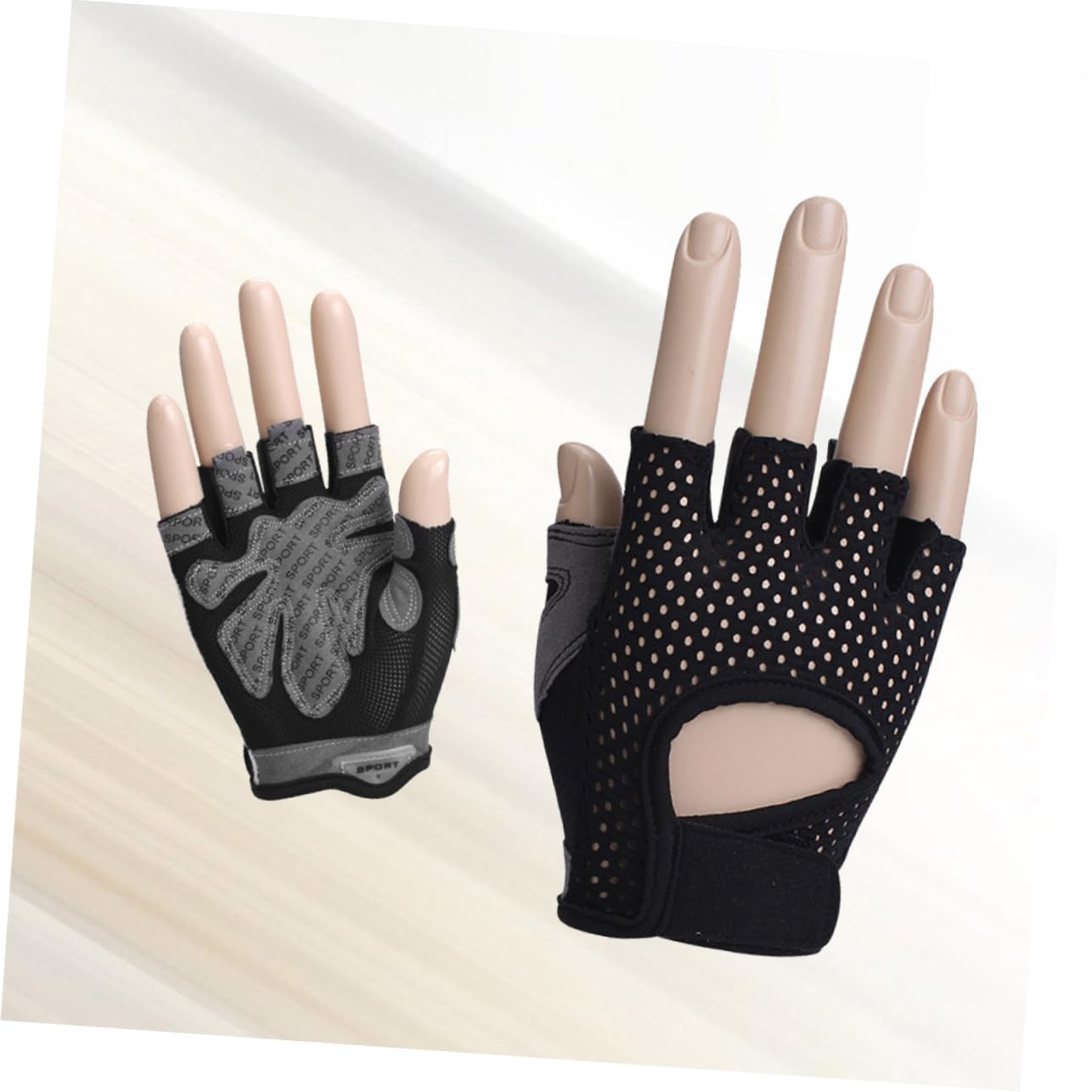 YARNOW 2 Pezzi Guanti Da Allenamento Incrociato Guanti Da Allenamento Da Equitazione Da o Con I Pesi Imbottiti Di Palma Da Guida Da Donna