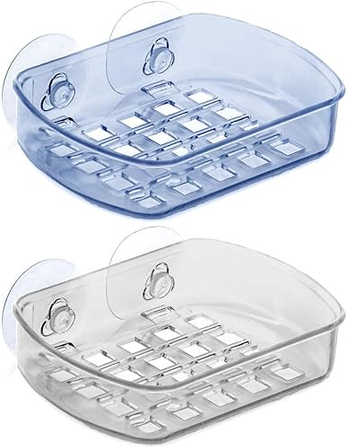 1 barra de jabón con ventosa, soporte para drenaje, bandeja ahorradora, estante de ducha, soporte de baño, agujeros autodrenantes, soporte para