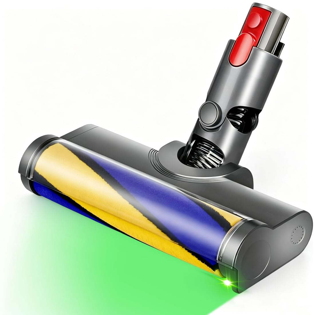 Testina della spazzola con illuminazione a LED per funzione di rilevamento della polvere, compatibile con aspirapolvere Dyson Gen5 Detect, ottimizzata per pavimenti duri (G5)