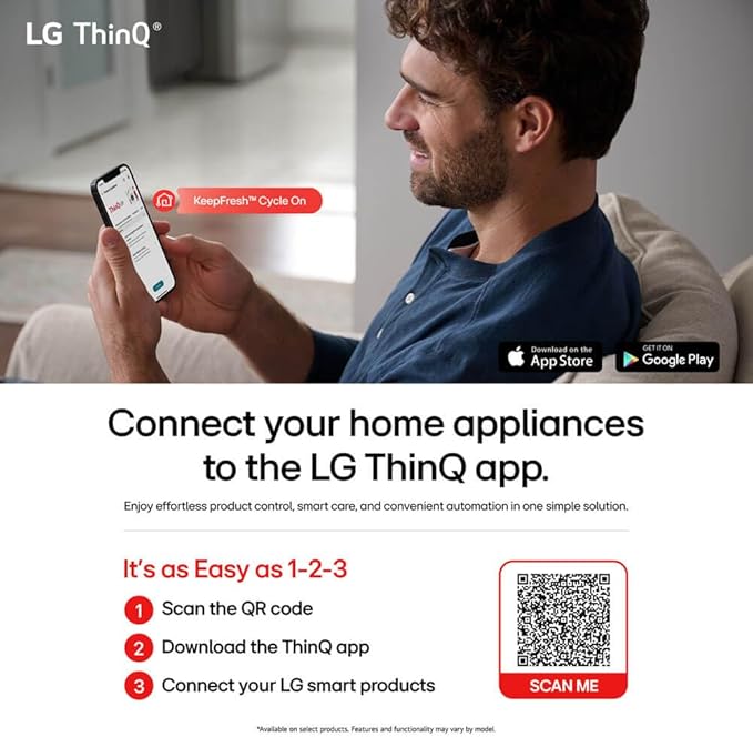 LG LRFLS3206S French Door Refrigerator, Stainless Steel on Fridge.com