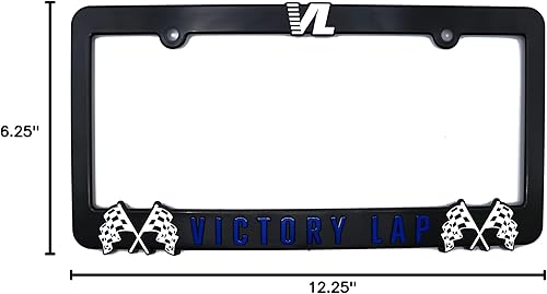 Miniatura 10 de LP Frameworks Victory Lap - Marco universal para placa de matrícula para Nipsey Hussle, 1 paquete de cubierta de matrícula de motocicleta, soporte