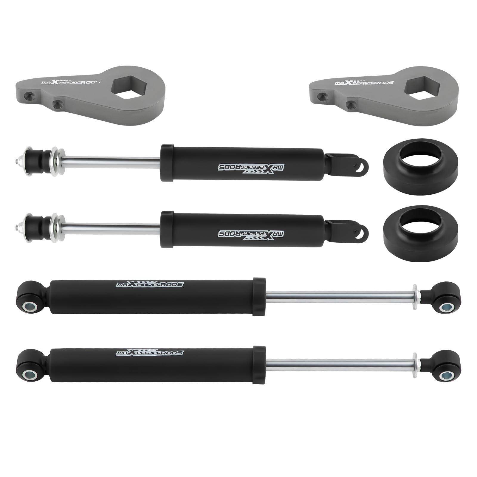maXpeedingrods 2” Suspension Lift Kit w/Shocks for Chevy Avalanche/Suburban/Tahoe for GMC Yukon/Yukon XL 2002-2006