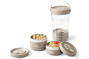 Lille Home Portable Thermal Lunch Box: Stainless Steel Heat Preservation Bento Box