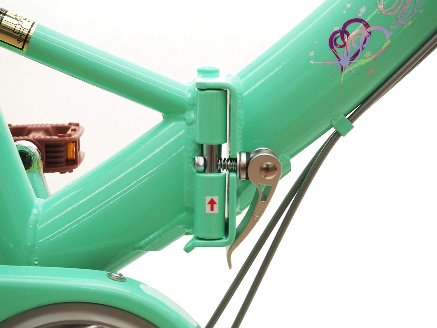 22インチ メリッサ 6段変速 LEDオートライト 組み立て式 折りたたみ自転車