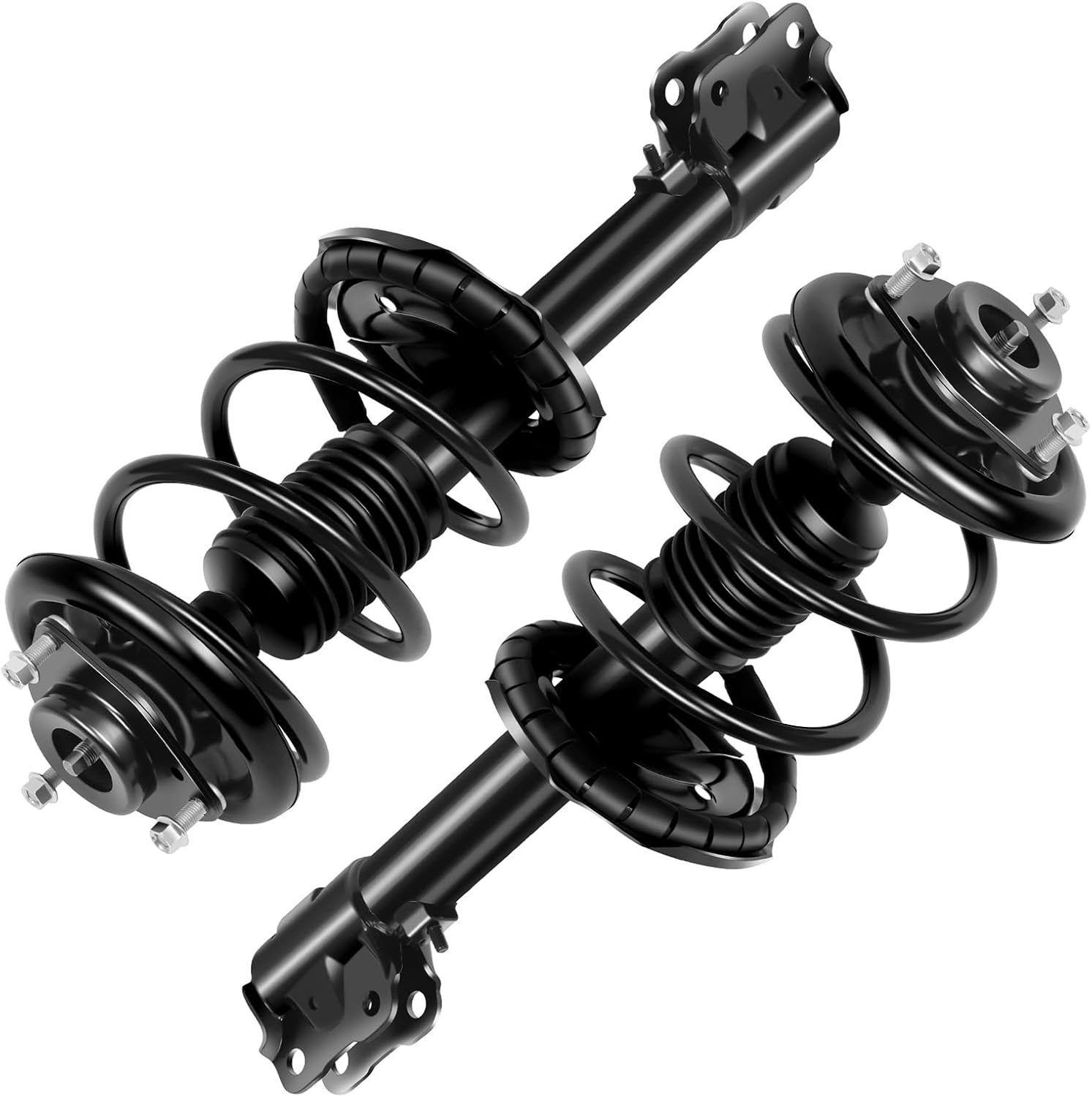 cciyu Complete Struts Shock Absorbers Fits for 2007 2008 2009 for Mitsubishi Outlander 272438 272437 Quick Struts Assembly Front Pair Struts