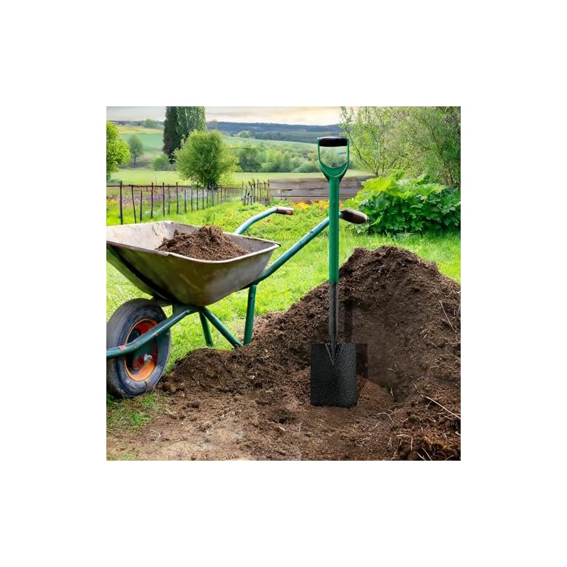 2 Piece Digging Shovel & Fork - Steel Gardening Soil Spade Garden Farm Set Handle | Cultivating All Types Of Soil | Garden Pitchfork Tool For Gardening & Digging | Strong, Durable & Rust Resistant - Image 3