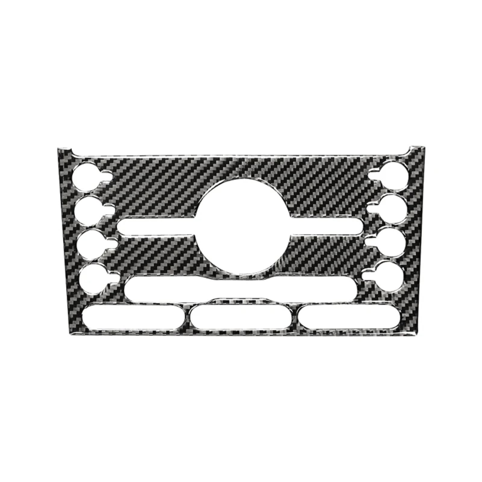 Amxaqjc Black Car Interior Moulding Trim For Explorer 2013-2019 Accessories Interior Car Central Control Button Panel Decoration Frame Cover Stickers(Black)