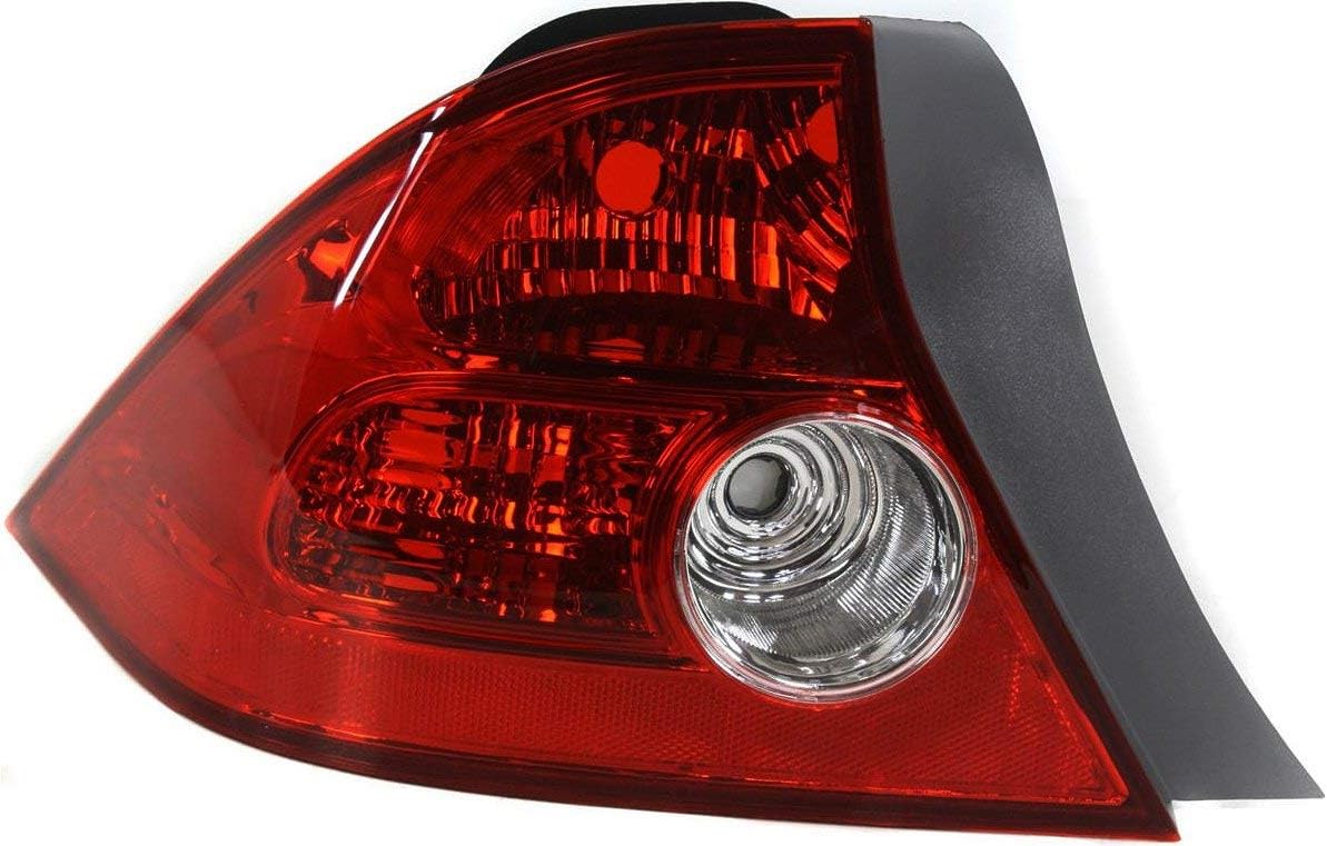 Garage-Pro Driver and Passenger Side Tail Light for Honda Civic 2004-2005 Coupe Halogen Replaces# 33501S5PA11, 33551S5PA11