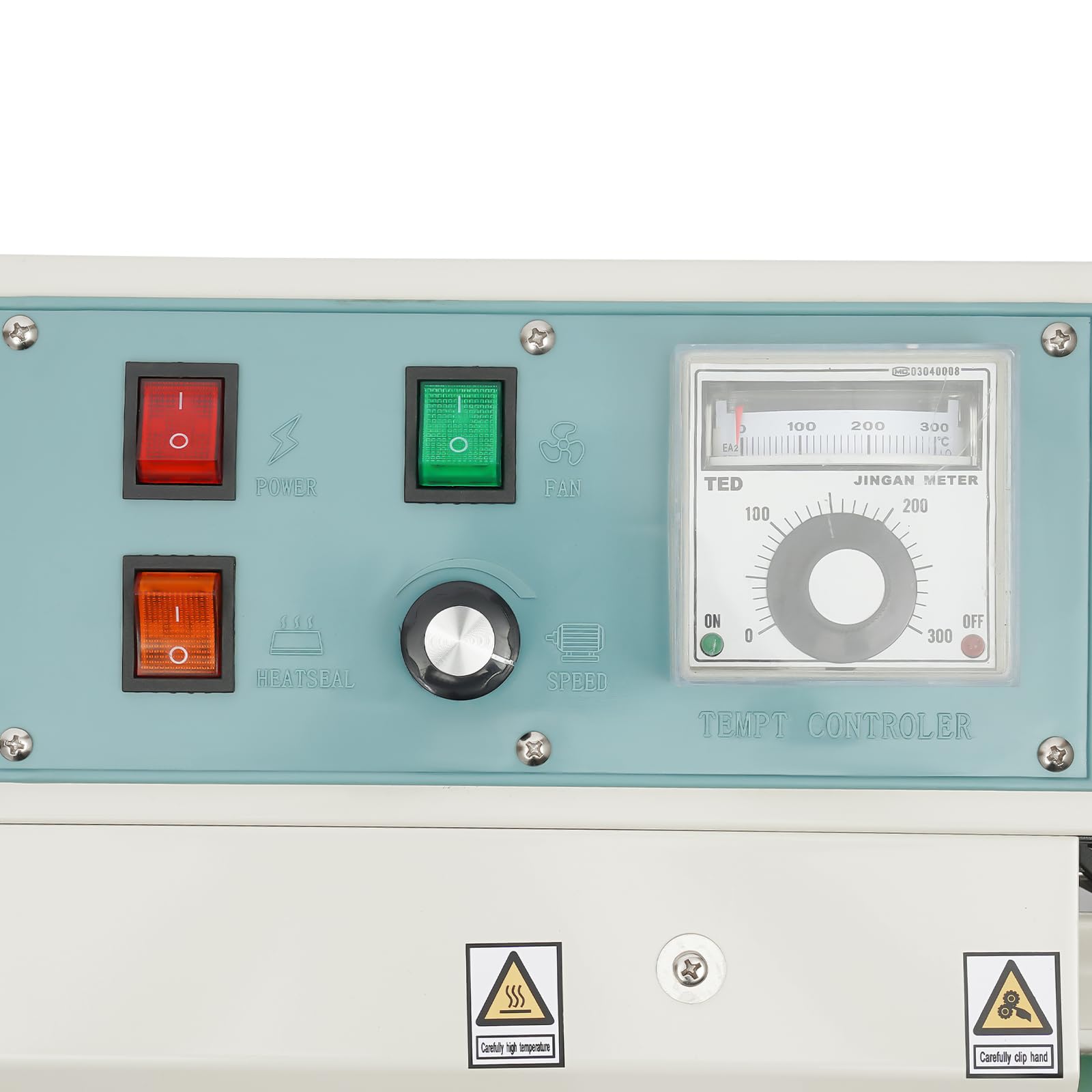 Sigillatrice automatica, FR-900, sigillatrice continua 0-300 ℃, per sacchetti di alluminio spessi 0,02-0,8 mm, sacchetti di plastica, sacchetti di carta kraft