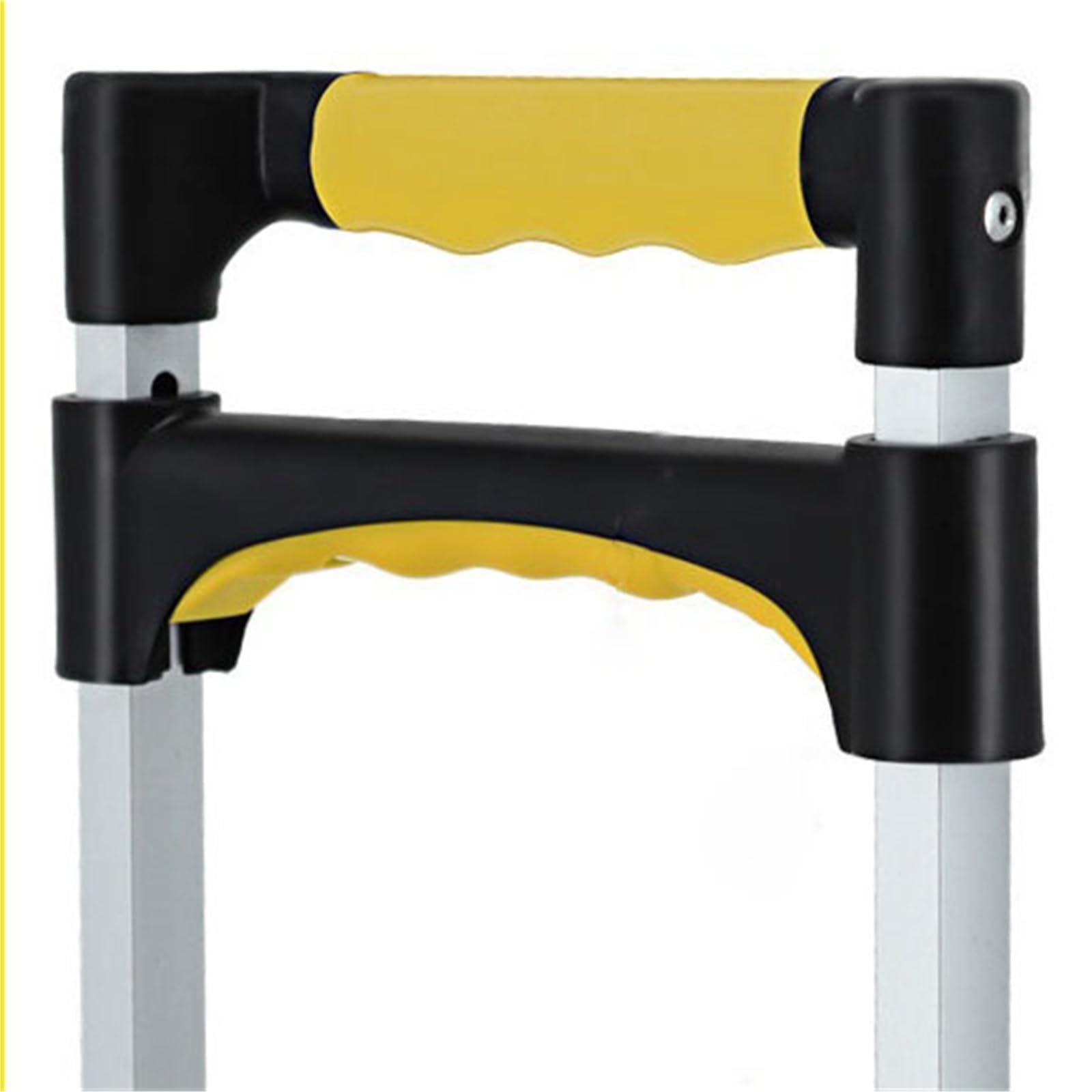 Schwerlast-Klappkarre Treppensteigen mit Rädern, tragbarer Klappwagen for den Transport von Haushaltsgütern Paletten- und Transport auf Rädern(Yellow)