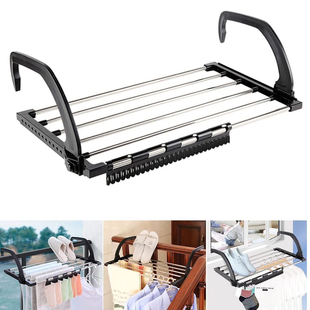 UBERSWEET® Foldable Clothes Drying Rack, Portable Clothes Dryer Stand