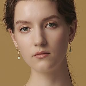 アガット K10 アマゾナイト ピアスチャーム 楽天市場】K10アマゾナイトピアスチャーム agete アガット