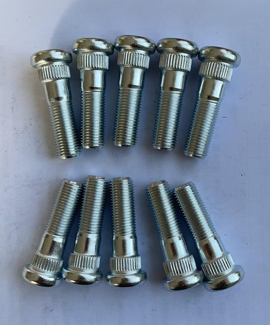 10PCS M12-1.25 Wheel Stud Bolts 610-566 Compatible with Subaru Legacy, XV Crosstrek BRZ, Ascent, Impreza, B9, Tribeca, Forester, WRX, STI, Outback Models