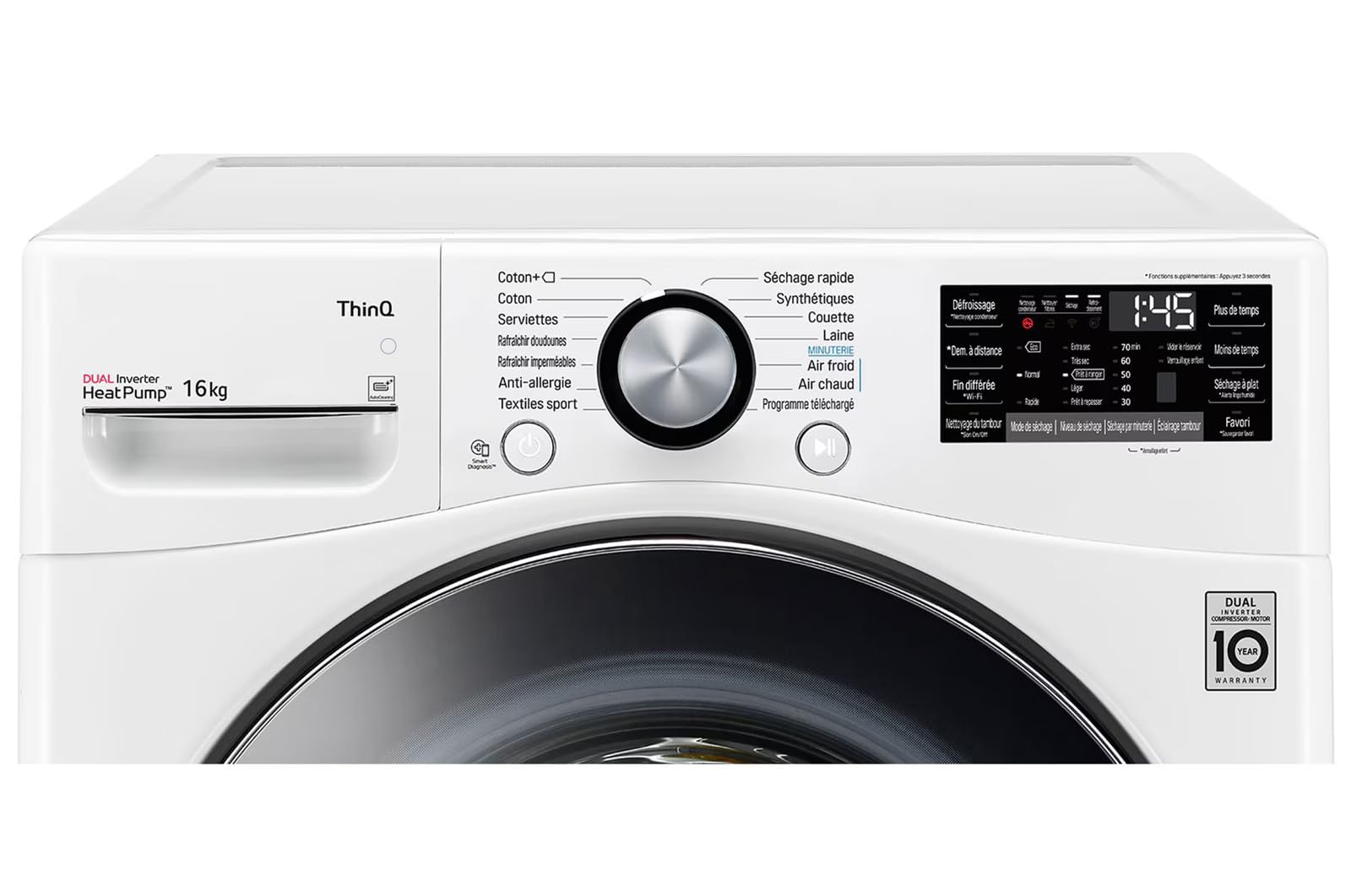 Sèche linge à condensation Lg rh8p12wh